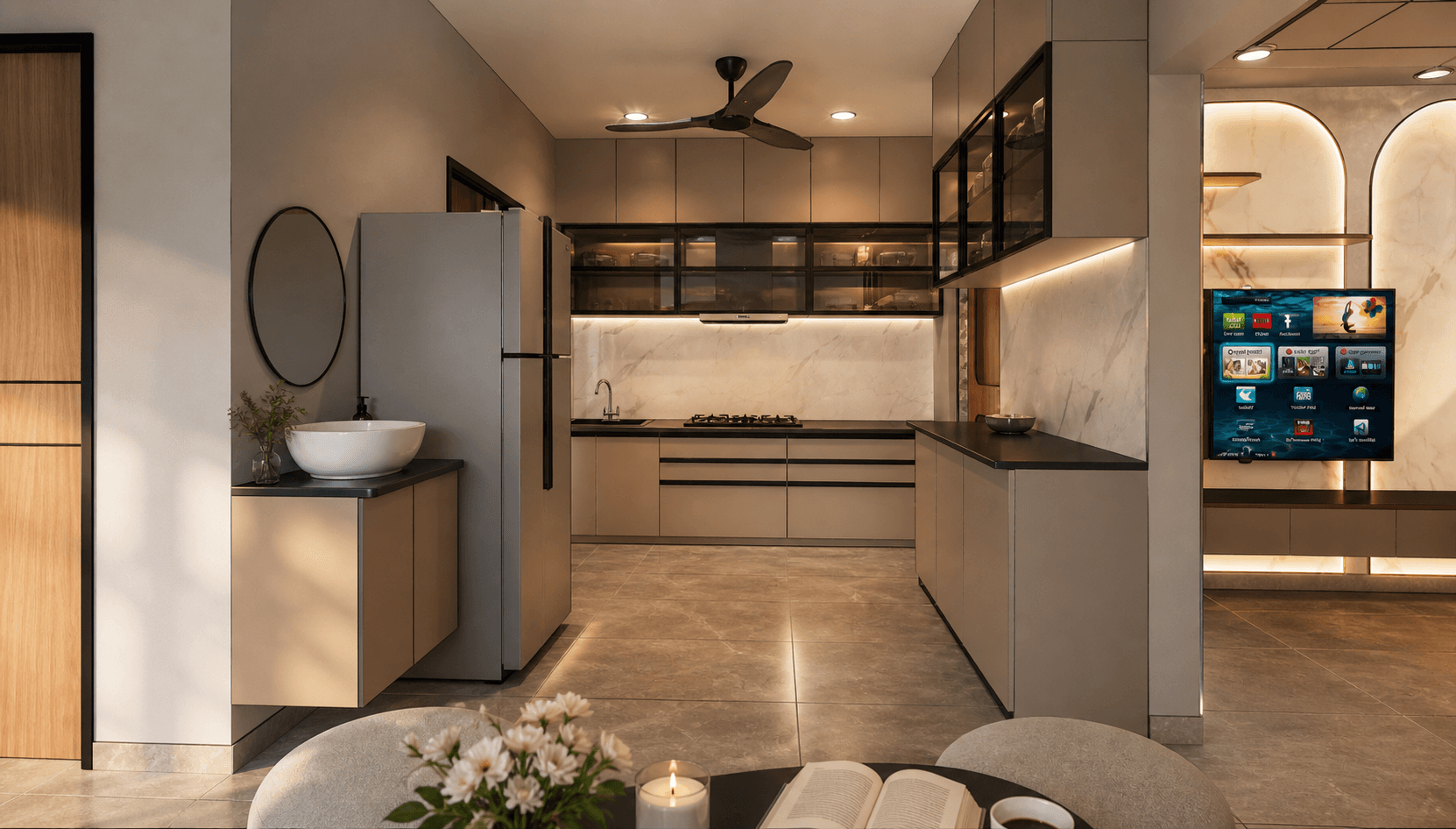 Before — The Patel Residence Kitchen