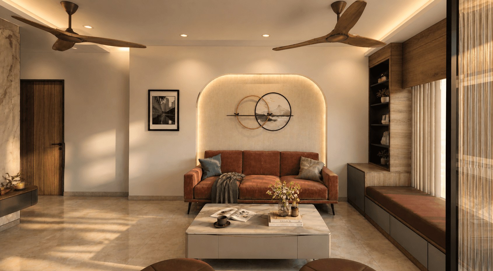 Warm Living Room