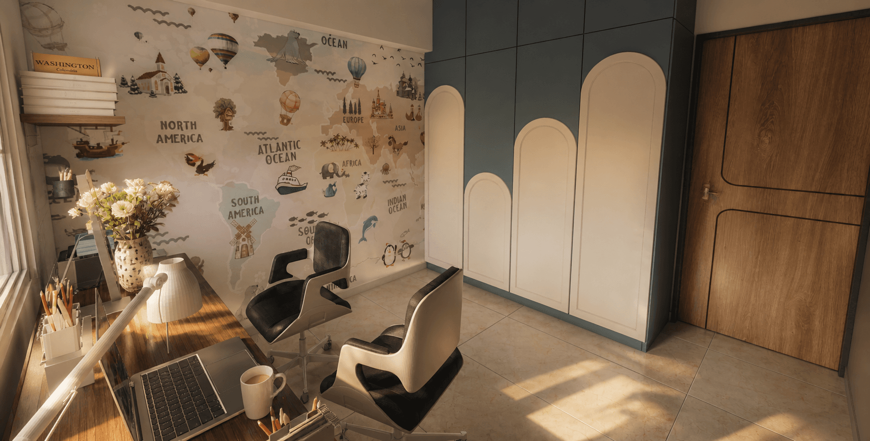 Study & Pooja Rooms